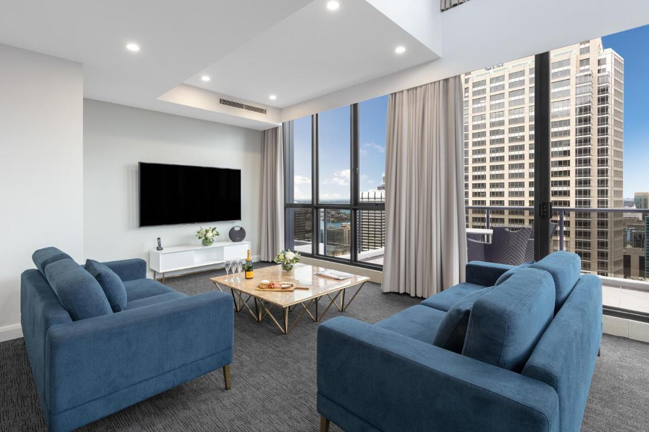 Meriton Suites Pitt Street, Sydney Exteriör bild