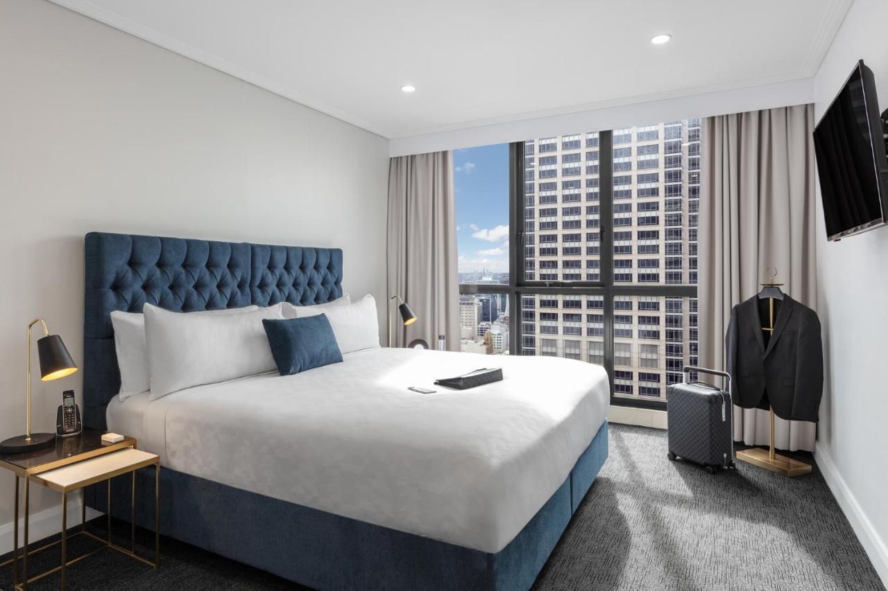 Meriton Suites Pitt Street, Sydney Exteriör bild Bedroom