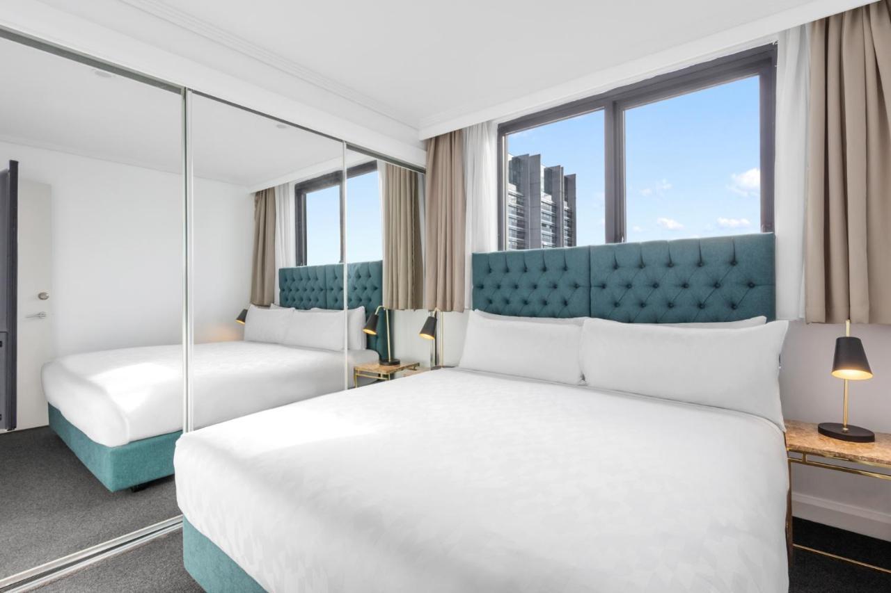 Meriton Suites Pitt Street, Sydney Exteriör bild Bedroom
