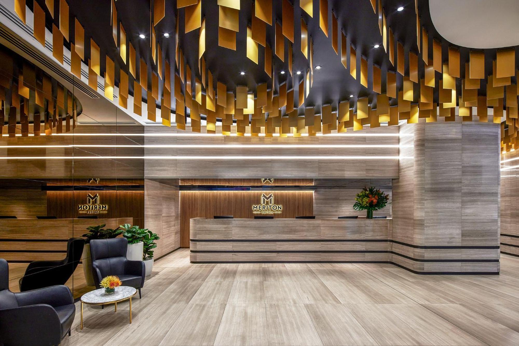 Meriton Suites Pitt Street, Sydney Exteriör bild The lobby of the hotel