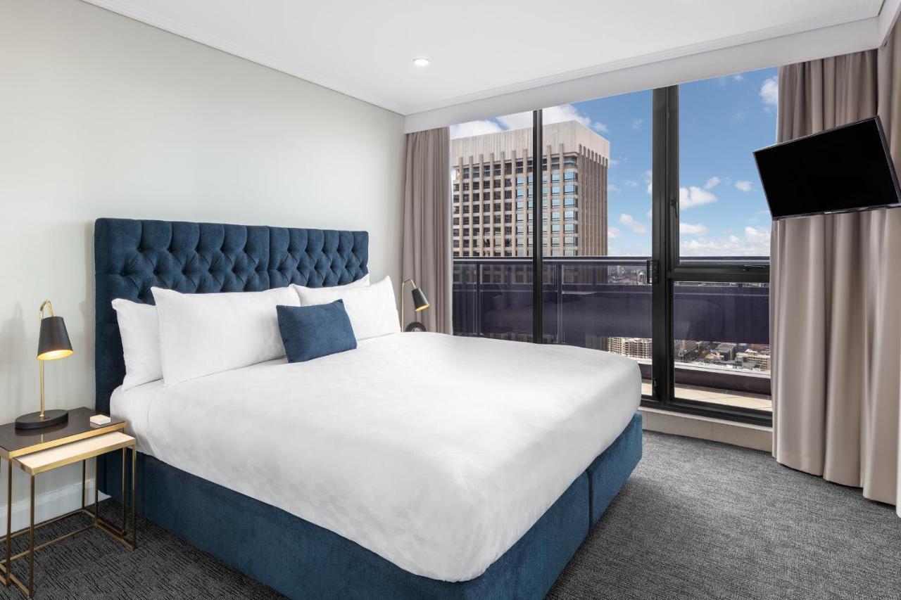 Meriton Suites Pitt Street, Sydney Exteriör bild Bedroom